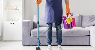 man-cleaning-his-home